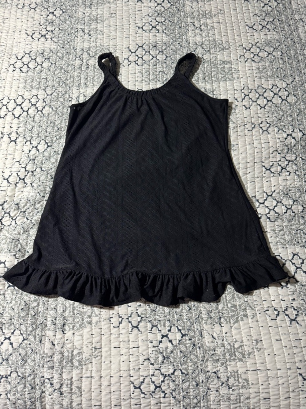 B Black Swim Cover Up Dress Ladies XL